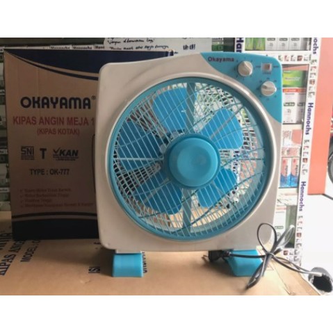 (PENGIRIMAN KHUSUS OJEK ONLINE) Kipas Kotak Okayama/Kipas Box Fan Okayama 12 inch