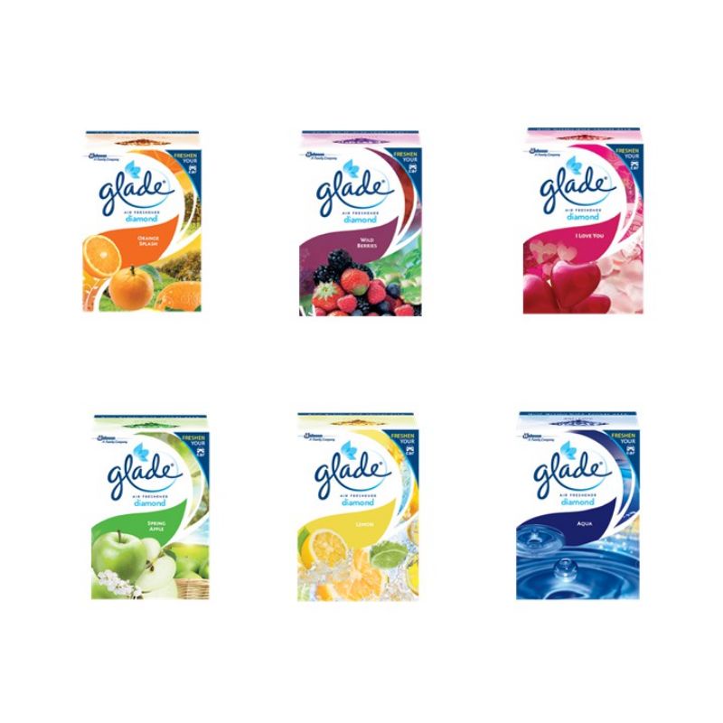 Glade Air Freshener Diamond 80ml Pengharum Mubil