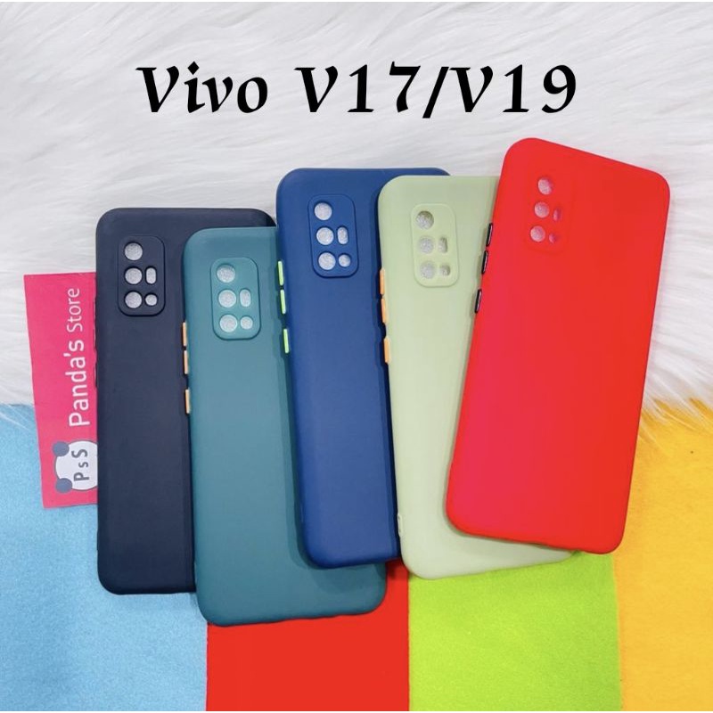 Case Vivo V17, V19 Babycase + Pelindung Kamera, Makaron Full Color (PsS)