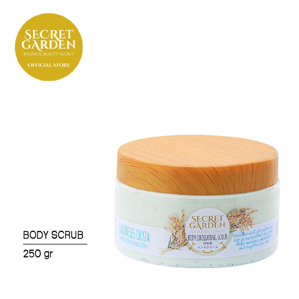 Secret Garden Body Exfoliating Scrub Balineses Oryza 250gr