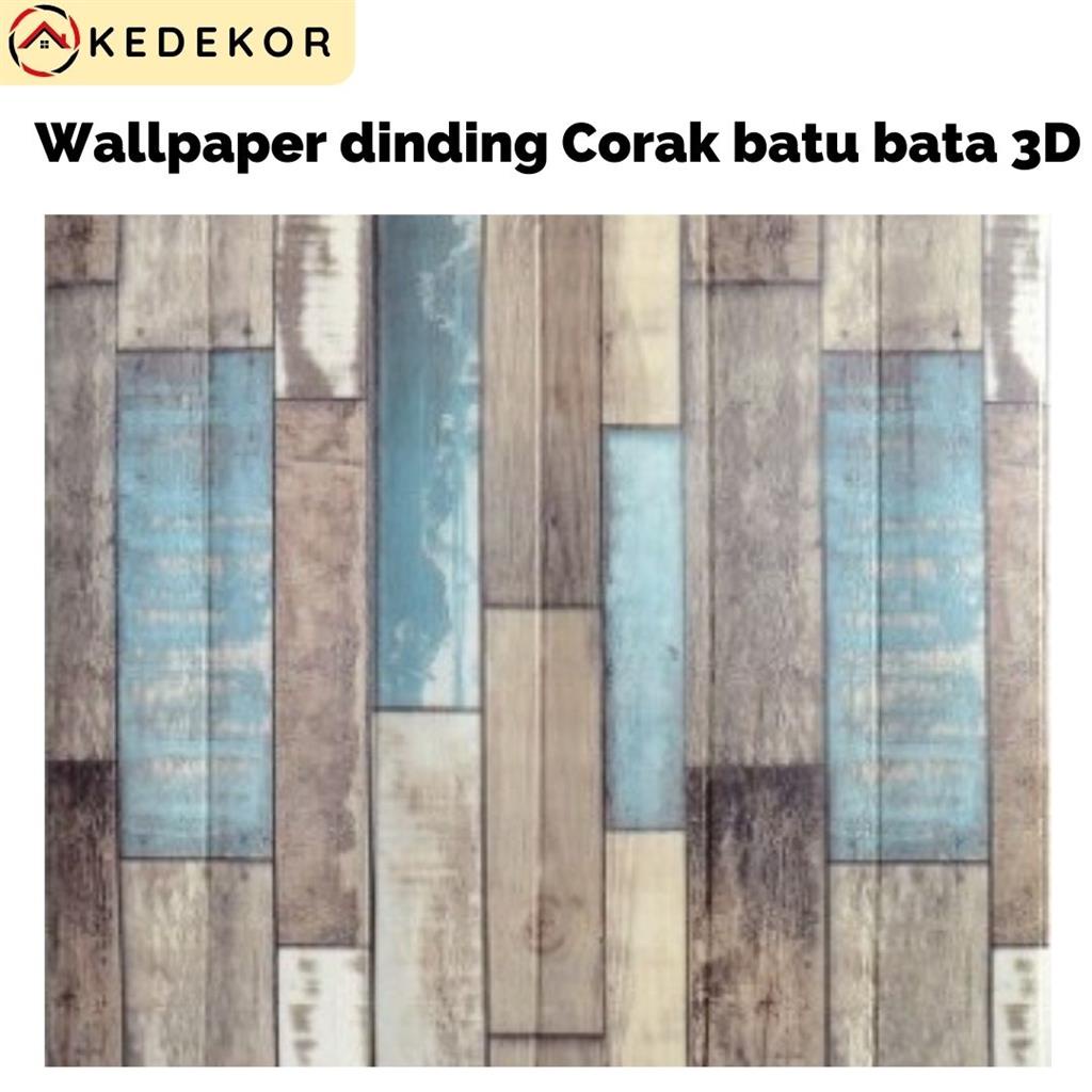 Wallpaper Dinding 3D Sticker Foam Wallfoam Stiker Dekorasi Rumah Motif Corak Batu Bata High Quality 