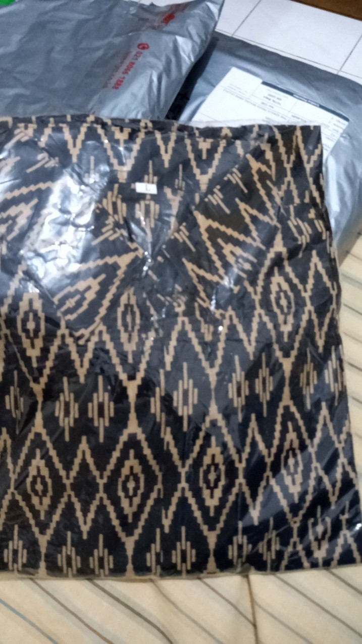 Bisa Dibeli Terpisah Hem Dress Batik Wanita Modern Seragam Kantor Jemaat Kristen Katholik Hindu