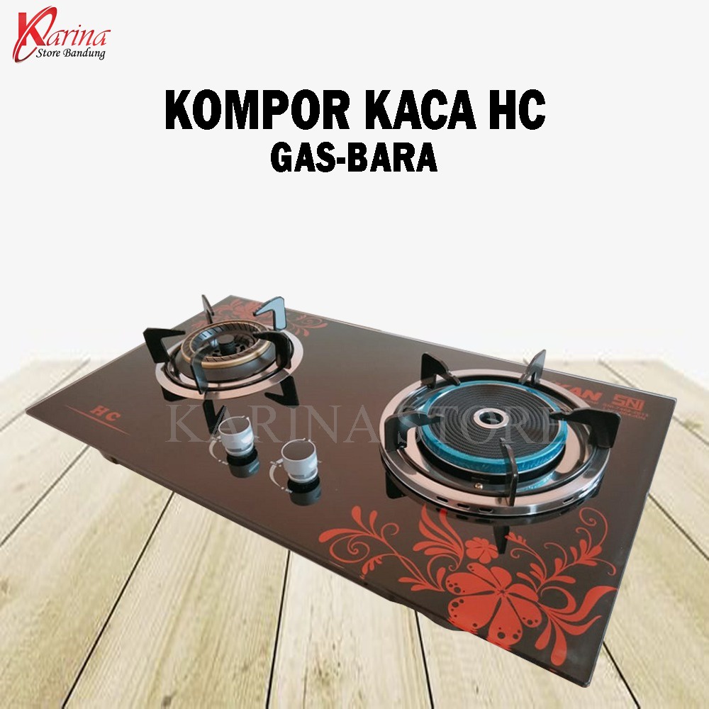 Kompor Gas - Bara 2 Tungku Tanam HC