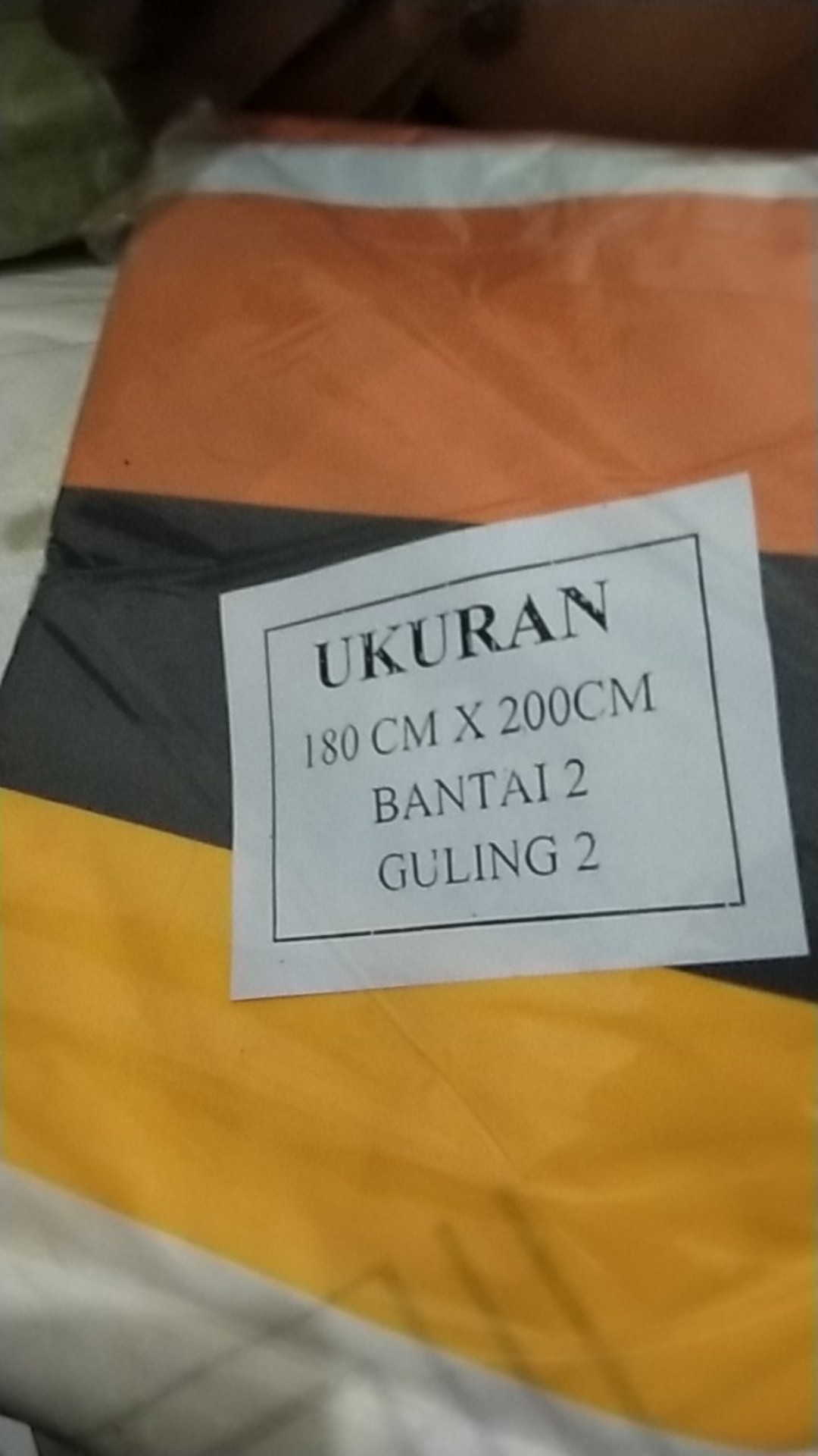 Sprei Motif Grey Wave