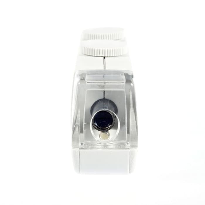 Mini Loupe 160X-200X Zoom LENS LED Lighted Pocket Microscope Magnifier kaca pembesar