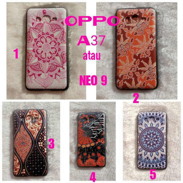 CASE TPU BATIK OPPO A37 / NEO 9