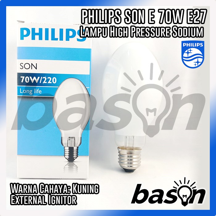 PHILIPS SON 70W E E27 - Lampu Sodium