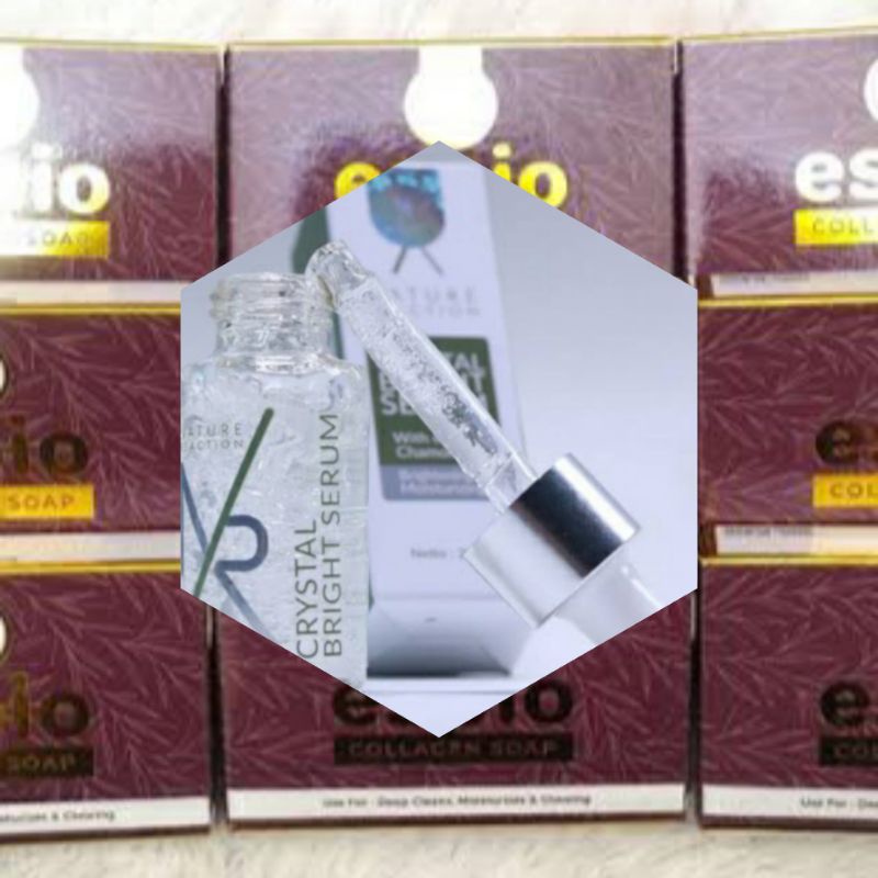 Paket Lengkap Serum NR dan Sabun Espio collagen