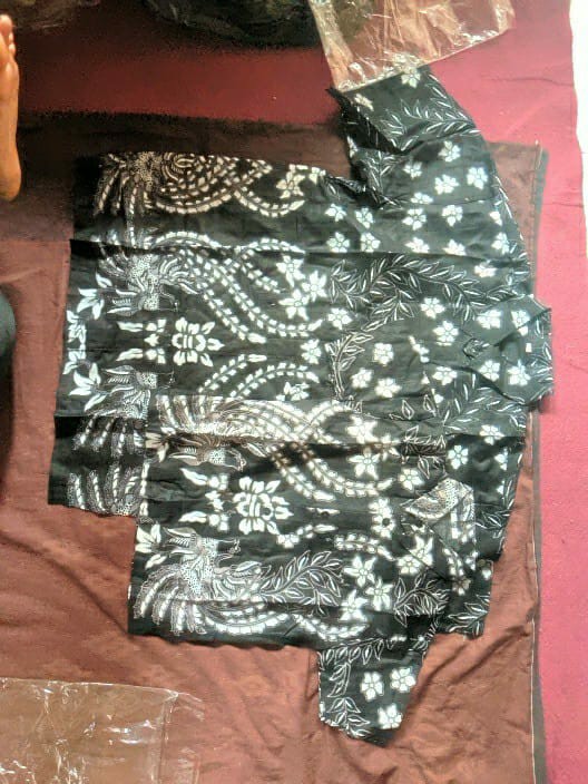 Baju Batik Couple Keluarga Gamis Busui Motif Manuk Tarung Batik Keluarga Seragam