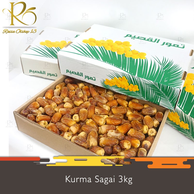 Kurma Susu Sagai 3kg / Kurma Madinah Sagae