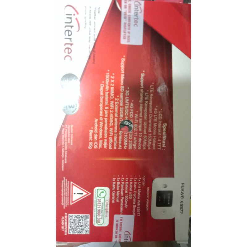 MODEM HUAWEI E5577 UNCLOK WIFI MIFI PAKET TELKOMSEL 14GB 2BLN