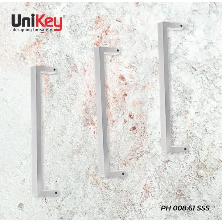 UniKey Pull Handle PH 008.61 30x15x350MM, PH 008.61 40x20x450MM, PH 008.61 40x20x600MM