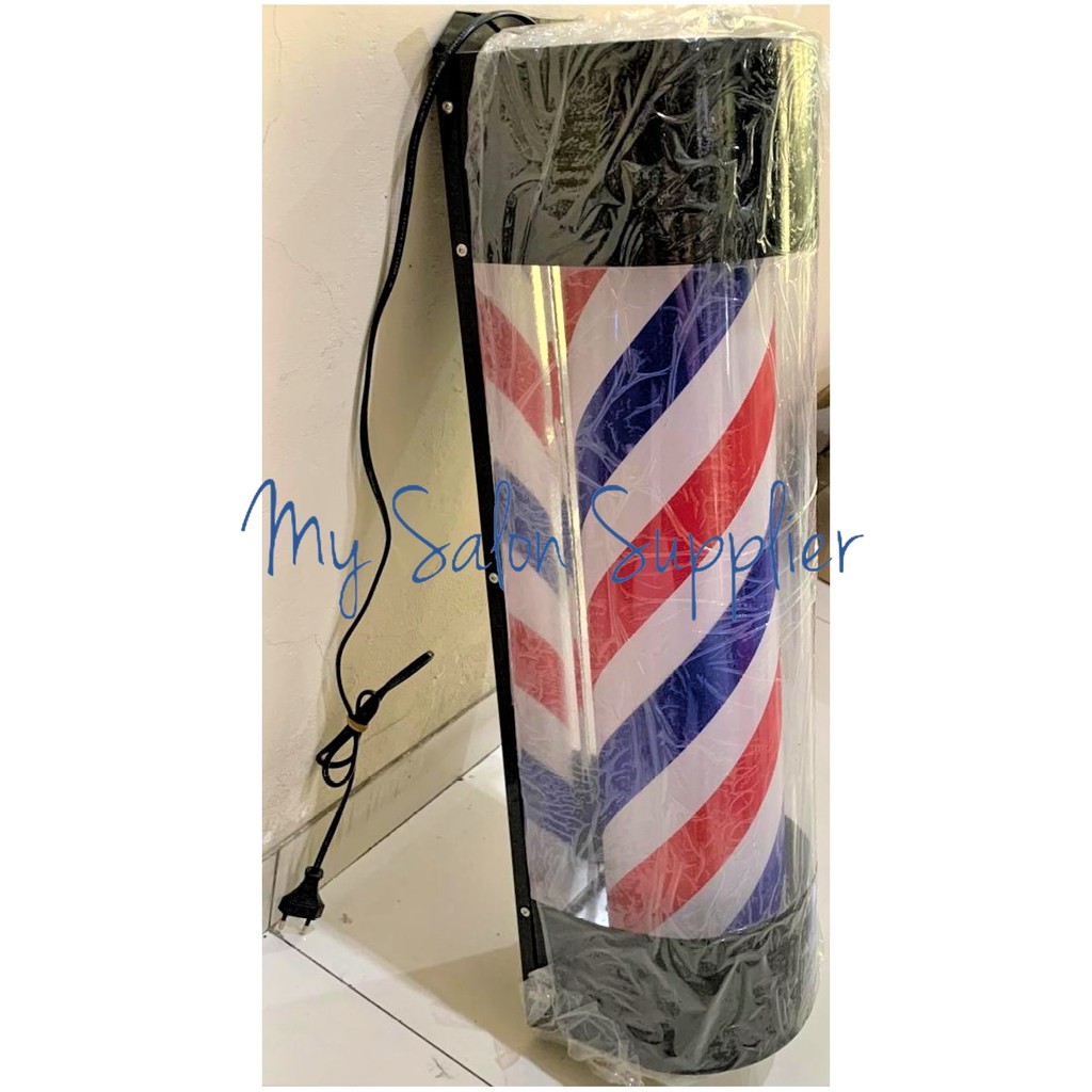 Lampu Barber Pole / Barbershop 60cm HITAM