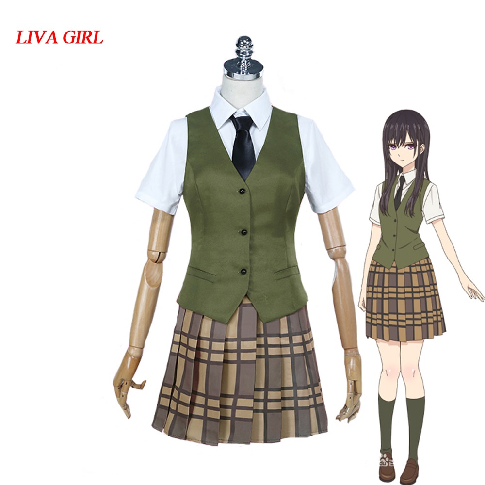 PREORDER Liva girl  Anime Citrus Cosplay Costume Aihara Mei Costumes Women Cosplay School Uniforms S