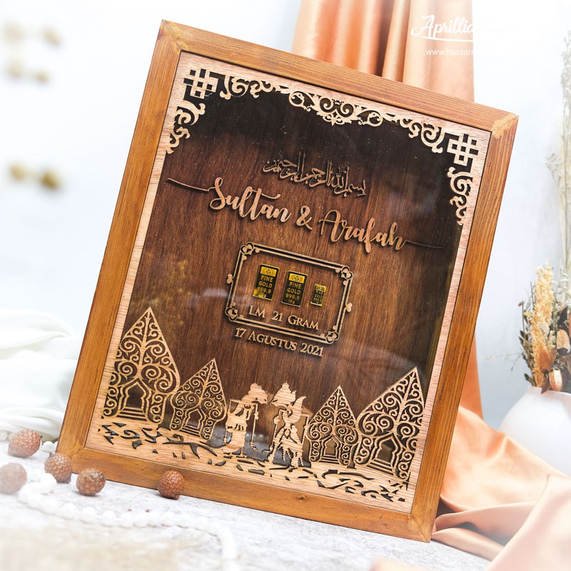 MAHAR PERNIKAHAN MURAH | FRAME MAHAR CUTTING | SULTAN SERIES 25X30