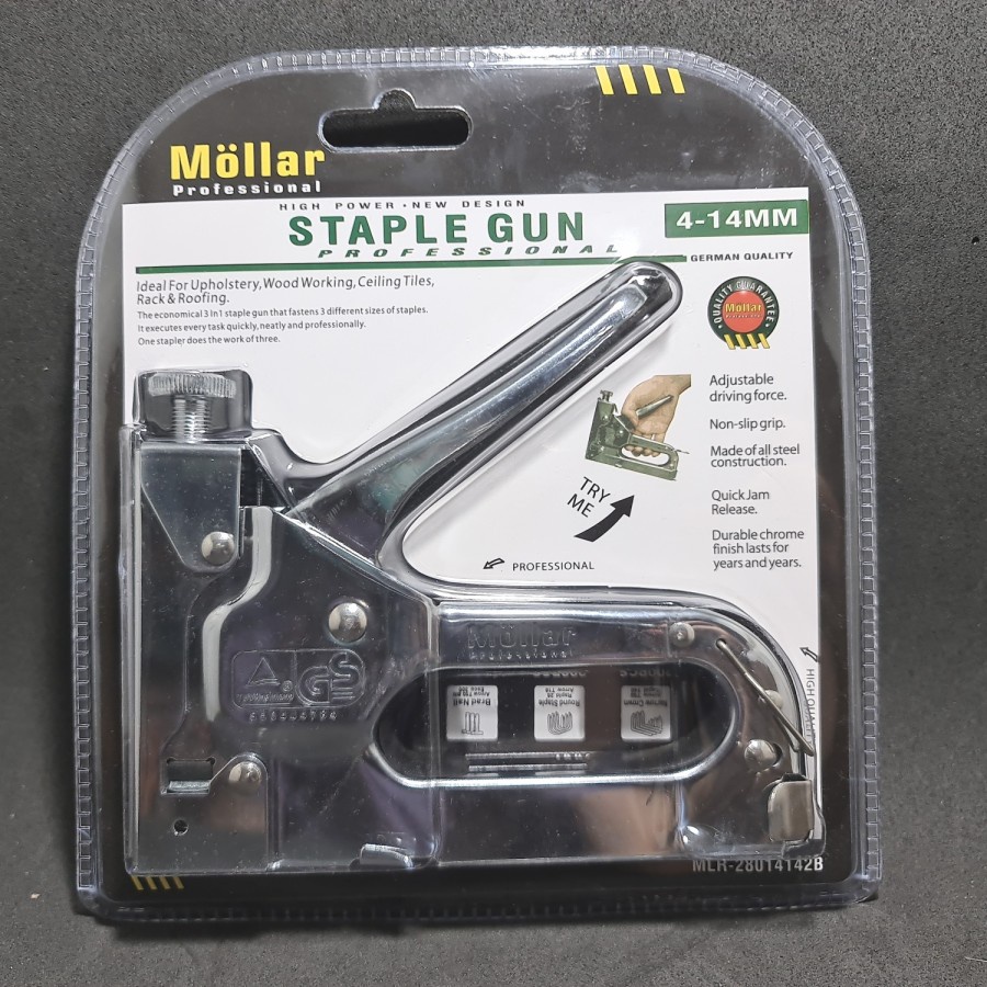 

Staples Gun Tacker Mollar 3 in 1 / Staple Jok Tembak Hekter 3 Way