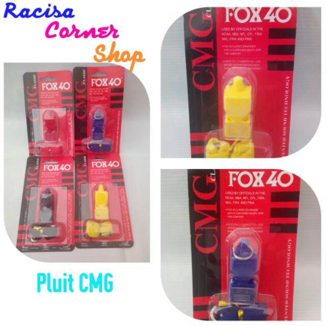 PLUIT WASIT REFEREE WHISTLE CMG FOX 40