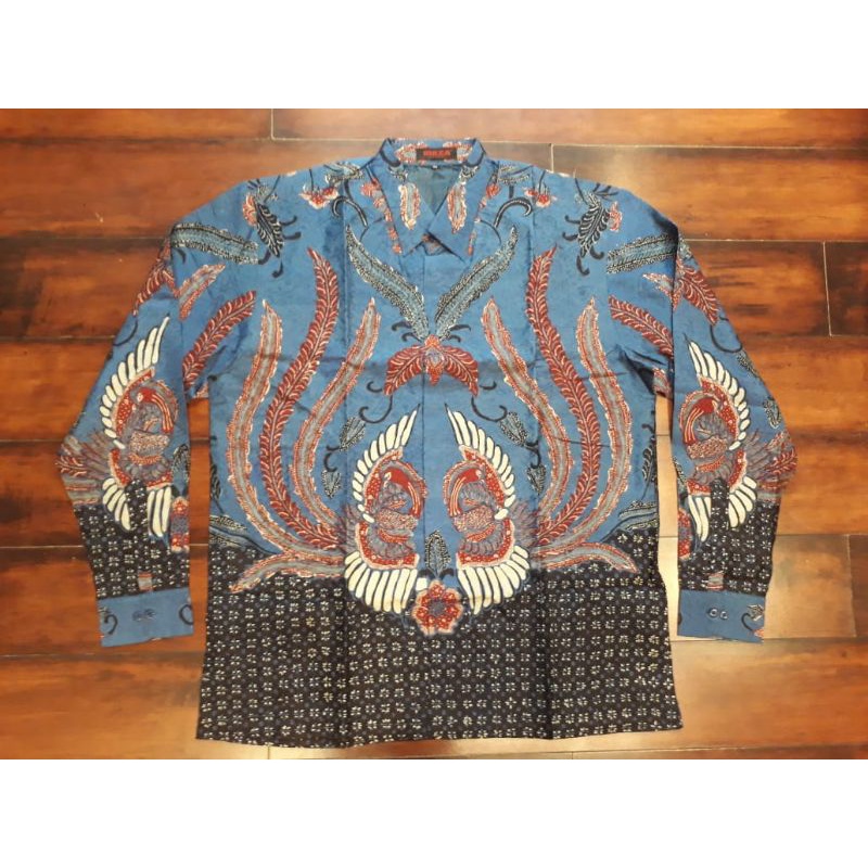KEMEJA  BATIK  SUTERA   ATBM  BARON  XXL