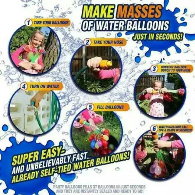 Mainan Balon Air Anak atau Magic Water Balloon