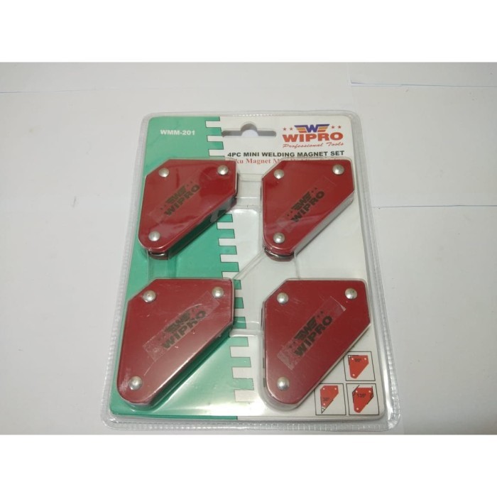 Magnet siku las mini set 4pcs / magnet besi las welding siku sudut