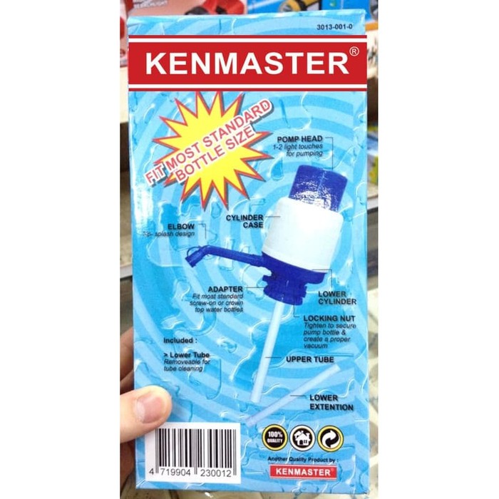 Kenmaster . Pompa air galon aqua manual ,  drinking water pump