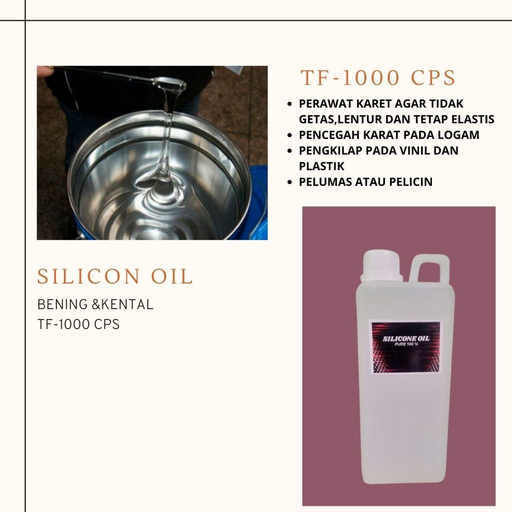 SILICON OIL MURNI BENING DAN KENTAL 1000 ML