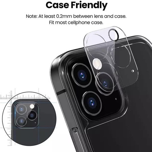 Tempered Glass Camera Full Cover Samsung A21S Anti Gores Lensa Pelindung Kamera Full Black