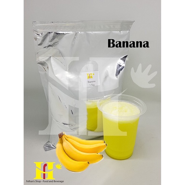 

(1 Kg) Banana Premix Milkshake / Bubble Powder Drink