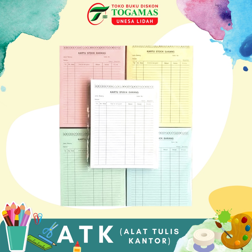 

KARTU STOCK BARANG WARNA KWARTO KUNCI MATAHARI / READY STOCK