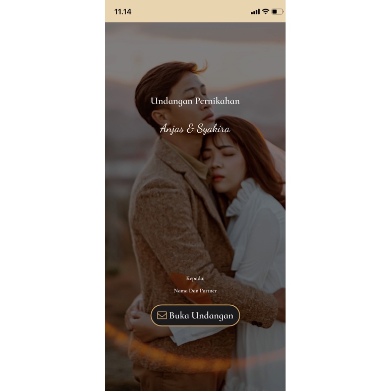 Undangan Web Wedding Invitation Paket Boros C