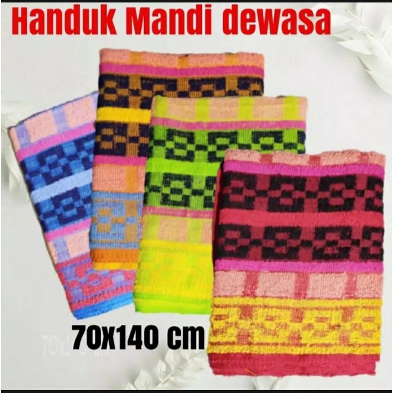 Handuk Mandi Jumbo dewasa remaja pria dan wanita Handuk Besar ukuran 140X70 cm untuk hadia souvenir kado pernikahan