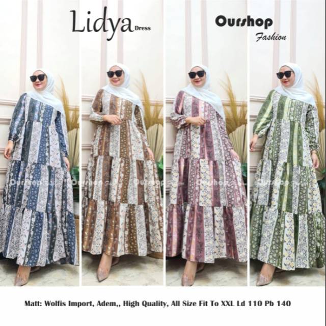 Lidya Dress By Ourshop Fashion