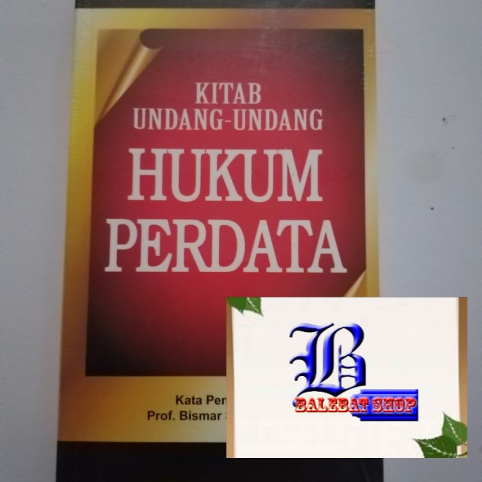 

Buku KITAB UNDANG UNDANG HUKUM PERDATA soedaryo SINAR GRAFIKA ORIGINAL