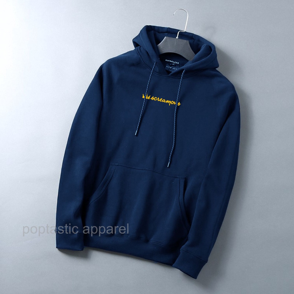 TERMURAH !! SCREAMOUS COD Jaket Sweater Hoodie Pria BAHAN FLEECE TEBAL