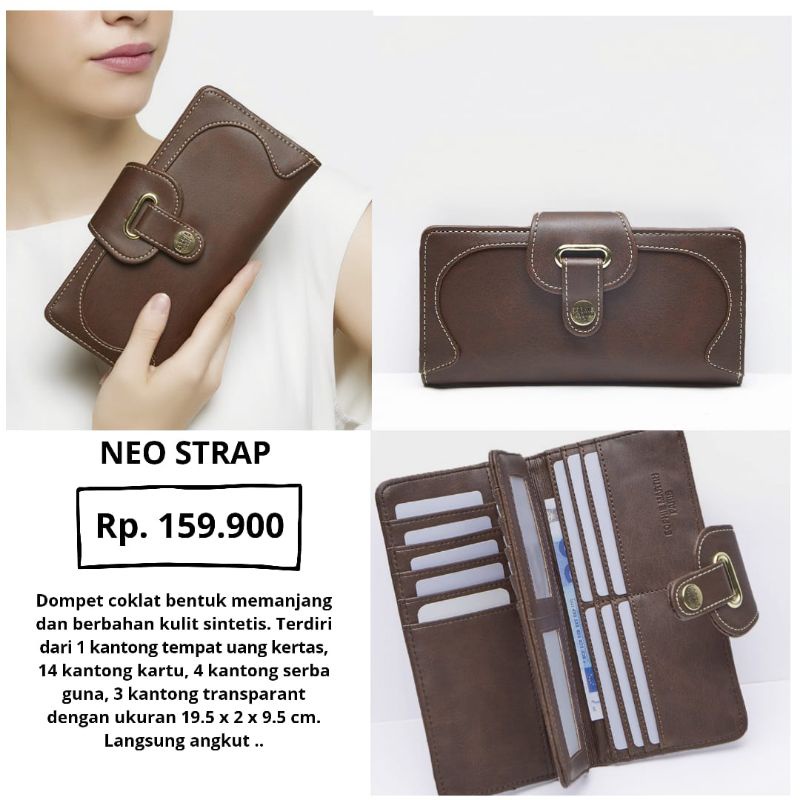 DOMPET WANITA IMPORT NEO STRAP DSM783 SOPHIE MARTIN PARIS EXTRA DISKON