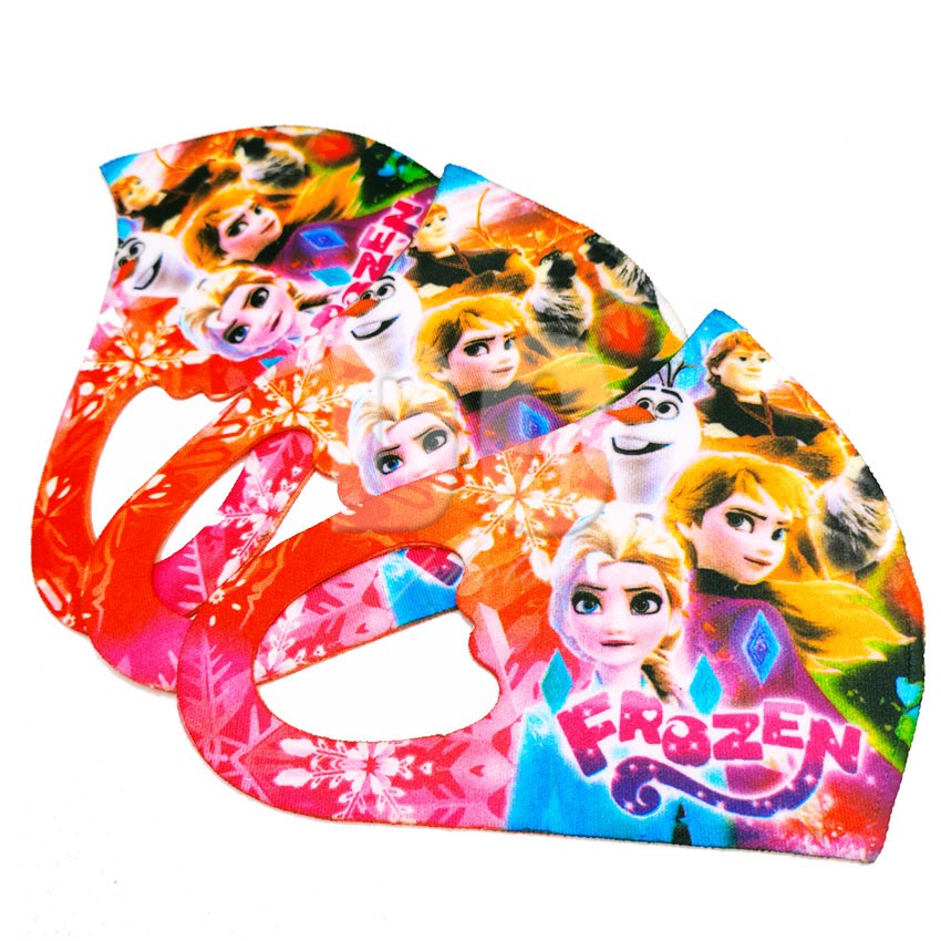 Masker Anak Kecil Scuba Premium Karakter Frozen Hello Kitty Doraemon (Bisa Pilih Motif)