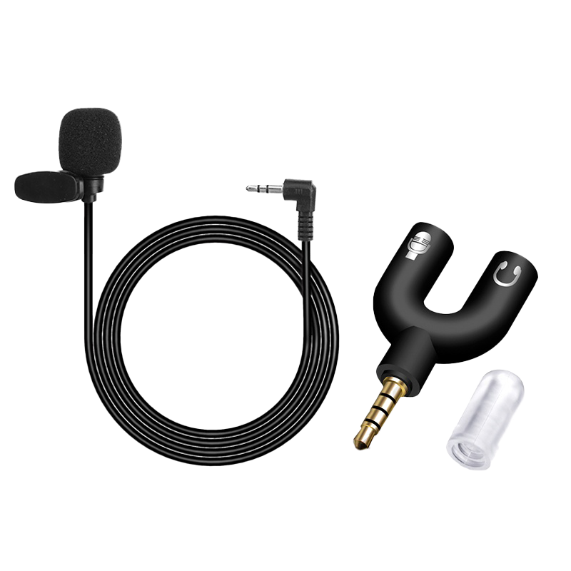 INBEX Clip On Microphone/3.5mm Mini Microphone clipon/ Mic smartphone