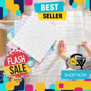 Sticker Wallpaper Dinding 3D Embosed Model Bata kayu dan Sticker Wallpaper Dinding 3D Embosed Model Bata kayu dan