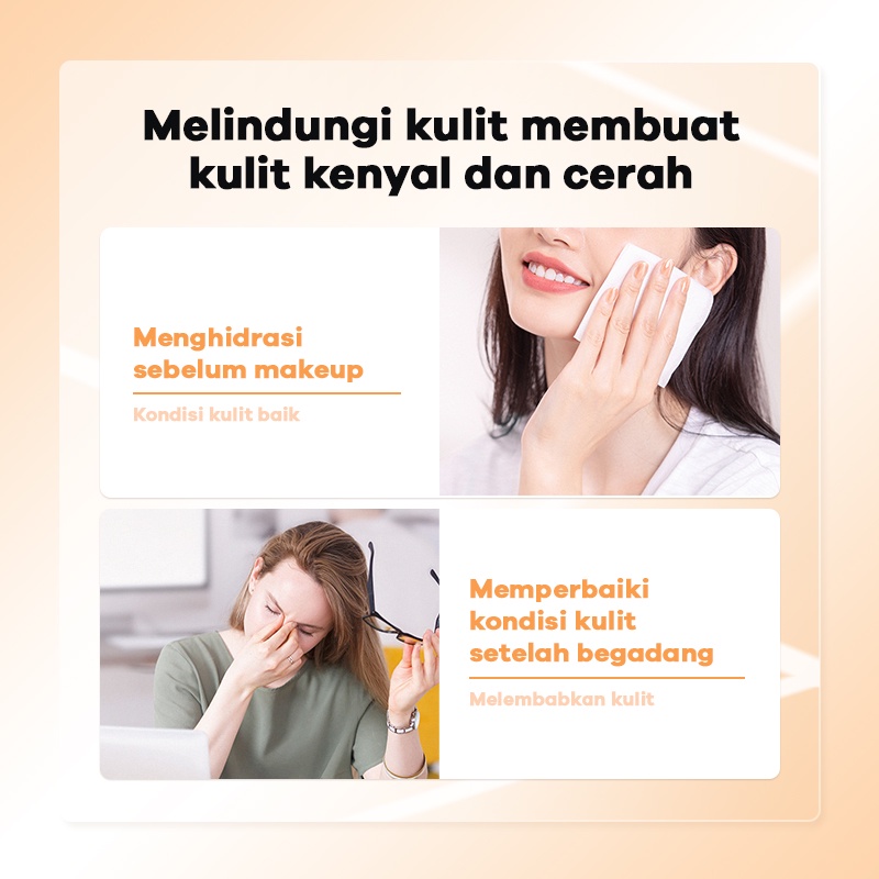 CALAY Masker Wajah-sheet Brightening Moisturizing Mask Skin Care Anti-Aging Masker Wajah