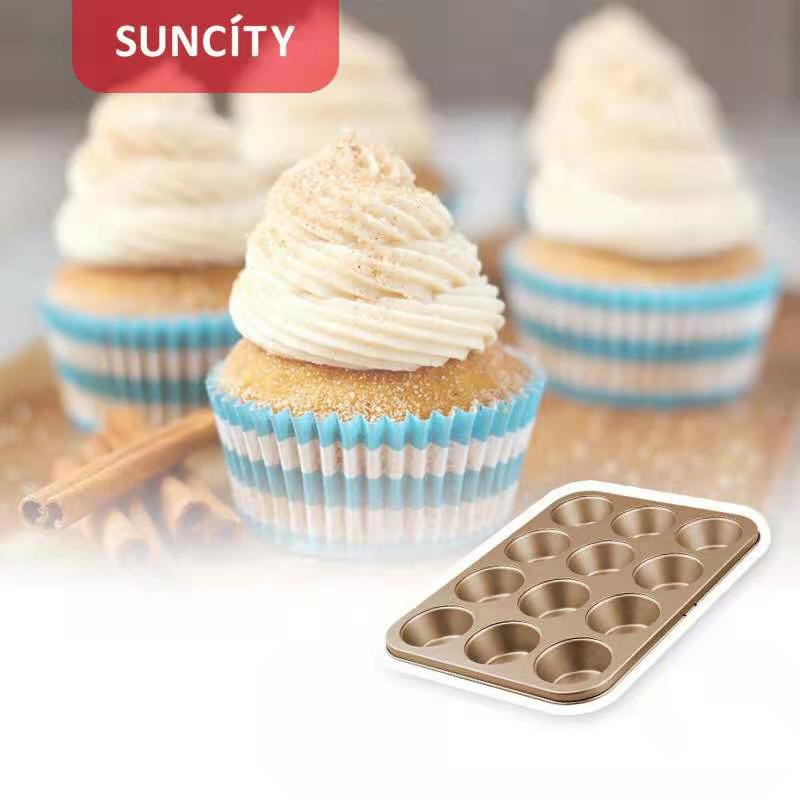 SC LOYANG MUFFIN MINI BULAT 12 CUP SUNCITY