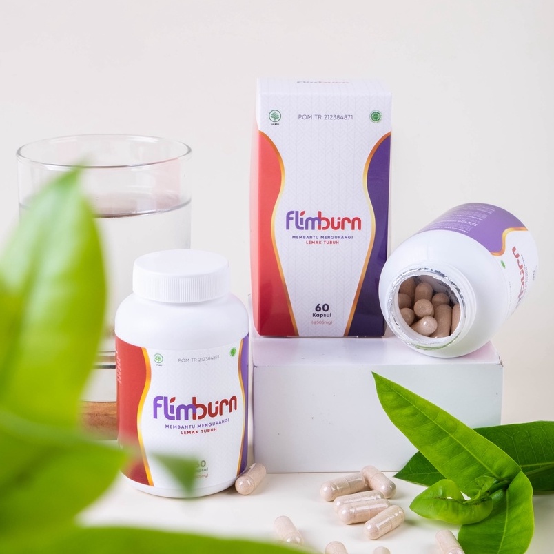Flimburn by Flimty | 1 botol isi 60 tablet BPOM HALAL