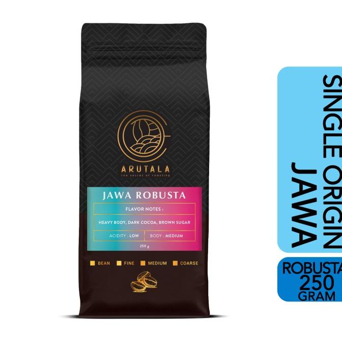 

ARUTALA Kopi Robusta Jawa Java Coffee Indonesia 250 gram