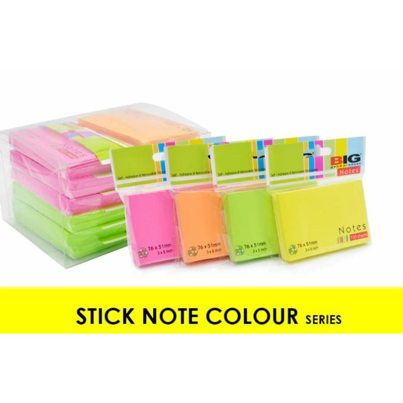 

STICKY NOTE BIG 76X51TUMPUK// STICKY NOTE COLOUR