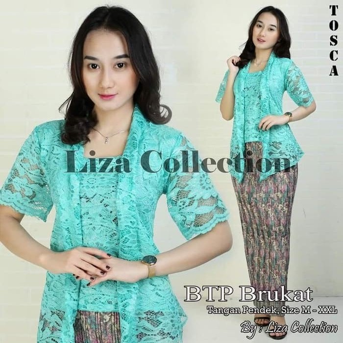 Set Kebaya Brokat BTP Rok Panjang Kebaya Modern