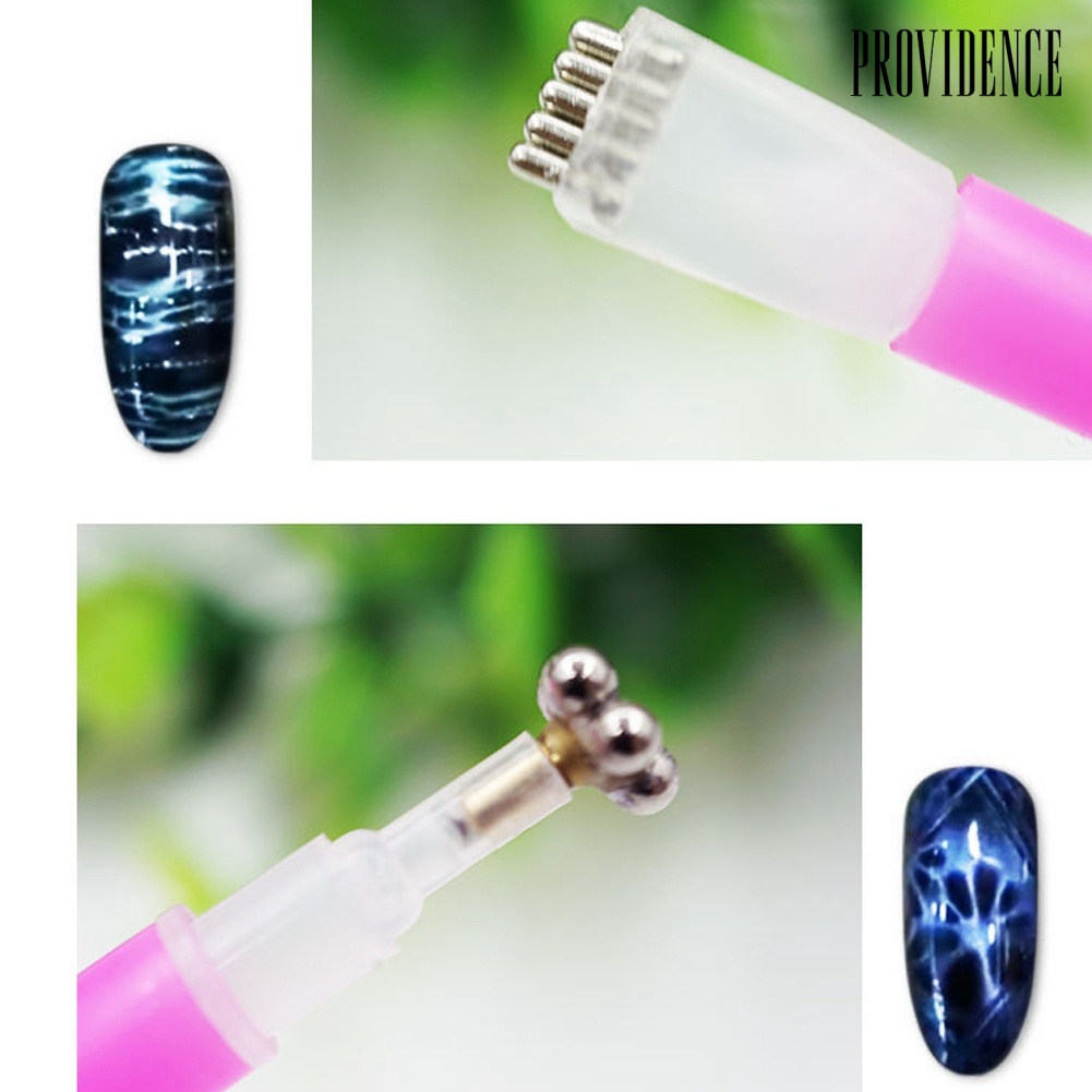 Providence Double Head Cats Eye Magnetic Pen DIY 3D Nail Art Polish UV Gel Manicure Tool