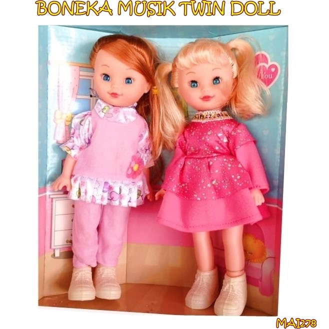 MAI278 BONEKA MUSIK TWIN DOLL NO. 22-84