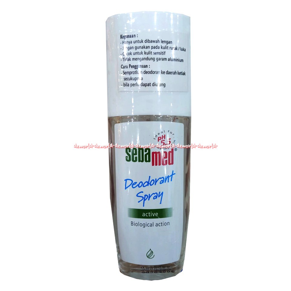 Sebamed Fresh 75ml Deodorant Spray Active Untuk Kulit Sehat &amp; Sensitive Deodoran Seba Med Deo