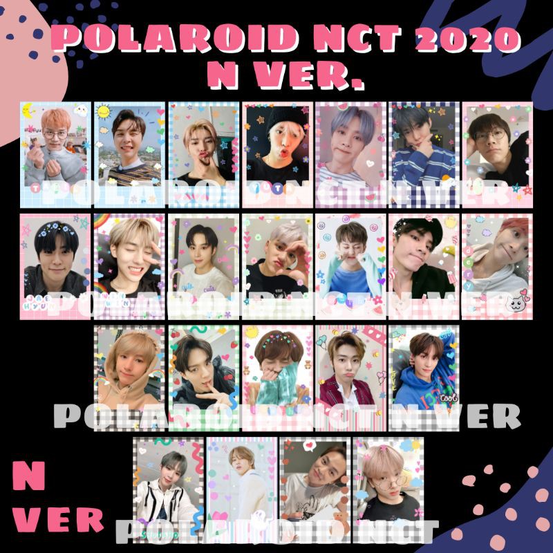 Polaroid deco nct 2020 NCT 23 member polco