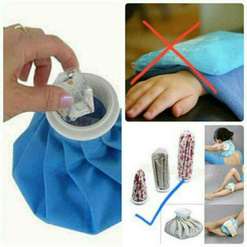 Ice Bag - Alat Kantong Kompres Air Es Dingin/Panas Demam dan Badan Pegal