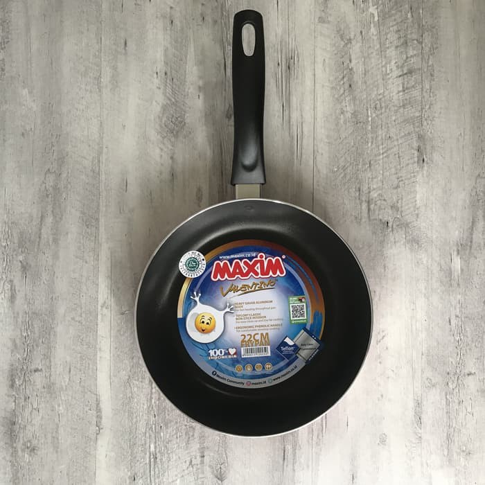 Teflon Maxim 22cm Frypan Maxim Valentino Teflon 22 cm Penggorengan Maxim Teflon